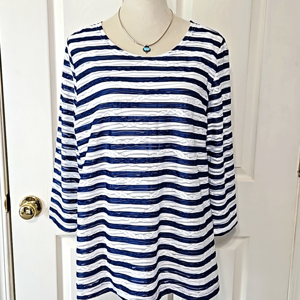 Cathy Daniel's Semi-sheer blouse